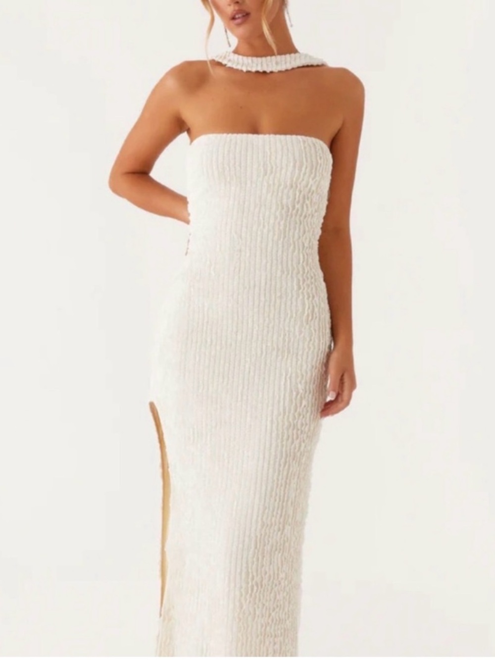 Peppermayo Sadie Maxi Dress Ivory